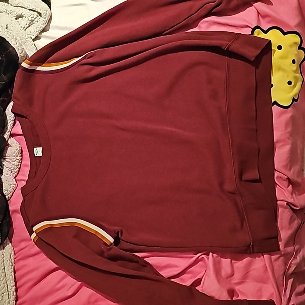 Burgundy sweater